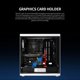 thumbnail image 5 of GM961 Aluminum Vertical Graphics Card Holder Single Support Jack Bracket Desktop PC Case Video Card Stand Cooling Bracket Black, 5 of 5
