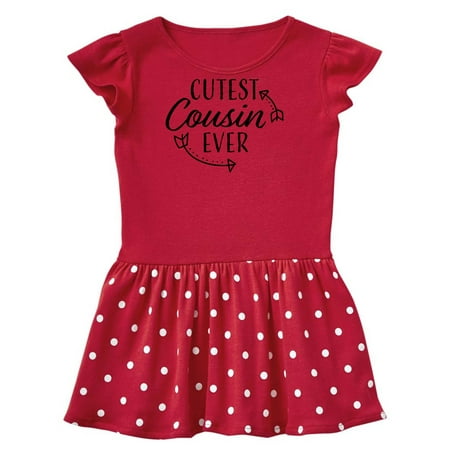 

Inktastic Cutest Cousin Ever with Arrows Gift Toddler Girl Dress