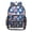 Blue Flag, variant on Iauyy Clear Backpack Heavy Duty PVC Transparent Backpack for College Workplace, Blue Flag