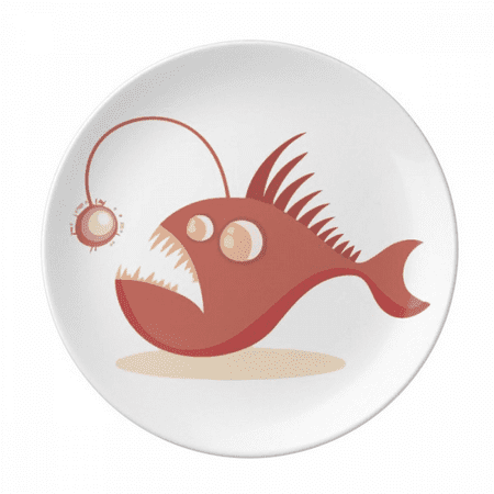 

cute cartoon fish illustration plate decorative porcelain salver tableware dinner dish