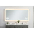 thumbnail image 2 of Elegant Decor Lux 36in x 72in Hardwired LED mirror with magnifier and color changing temperature 3000K/4200K/6000K, 2 of 10