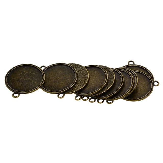 Bandejas Colgantes Colgantes En Bisel Configuración De Cabujón - 38 Mm, , Pulgadas, Color Bronce, 0 Piezas