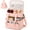 Pink, variant on Vaparinckl Lunch Bag for Women, Double Deck Stylish Insulated Reusable Lunch Tote, Quilted Leakproof Lunch Box for Work, Picnic, Travel, Meal Prep, Beige