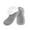 Gray, variant on PULLIMORE Warm Fluffy Fleece Lining Slipper Socks with Non-Slip Grippers, Winter Indoor Floor Socks for Men Women (Gray)