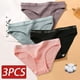 thumbnail image 2 of Calzoncillos de algodón FINETOO para mujer, bragas sexis para mujer, bragas de Color sólido, ropa interior íntima para mujer, M-2XL, 3 unids/set Tan Jianjun unisex, 2 of 2