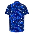 thumbnail image 5 of biudgviw Hawaiian Shirt for Men Lightweight Heart Print Graphic Tee Tops Summer Beach Short Sleeve Casual T Shirt S-XXXL, 5 of 5
