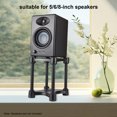 thumbnail image 6 of Desktop Speaker Stands Monitor Audio Bracket Shock Absorber Bracket with Adjustable Tilt Angle Anti-slip and Stable Suction Cups Removable Speaker Monitor Stands for 5/6/8-inch Speaker, 6 of 8