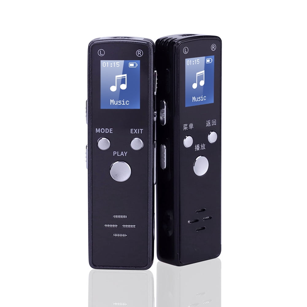 RONY 32GB Digital Voice Recorder - Portable Voice Activated Recorder with Password Noise Reduction A-B Repeat Playback MP3 Player for Meeting Interview Lecture