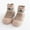 Khaki, variant on Baby Sock Shoes Toddler Non Soft Rubber Sole Slippers First Walking Shoes for Baby Boys Girls Size 24