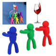 thumbnail image 3 of Pack Of 24 Glass Markers, Silicone Wine Drinking Markers For Wine Cocktail Champagne Party, Mixed Color, 3 of 5