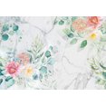 thumbnail image 2 of Floral Wallpaper Wall Mural - Flowery Marble, 2 of 5
