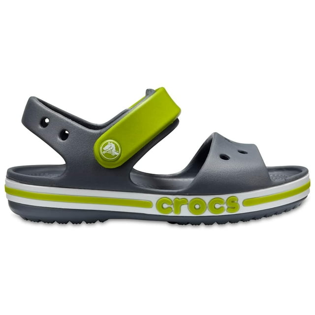 Crocs Sandales Bayaband Unisexe-Enfant, Charbon, 8 Tout-Petit