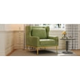 thumbnail image 5 of LiviNest Compact Velvet Armchair for Small Spaces: 32.3" Square Footprint - 2-Hour Reading Comfort with High-Density Foam & Plush Velvet Upholstery - Modern Accent Chair for Apartments & Reading Nook, 5 of 6