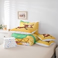 thumbnail image 6 of Erosebridal Ice Cream Drip 7 Pieces Bedding Comforter Set,Baseball Theme Full Bedding Set For Boys,Reversible, 6 of 7