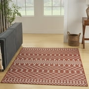 Nourison Positano Indoor/Outdoor Terracotta 5' x 7' Area Rug (5x7)