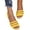 Yellow, variant on Womens EVA Three Strap Sandals Open Toe On Waterproof Flats Comfortable Lightweight Summer Shoes For Beach Casual Wear Khaki 6