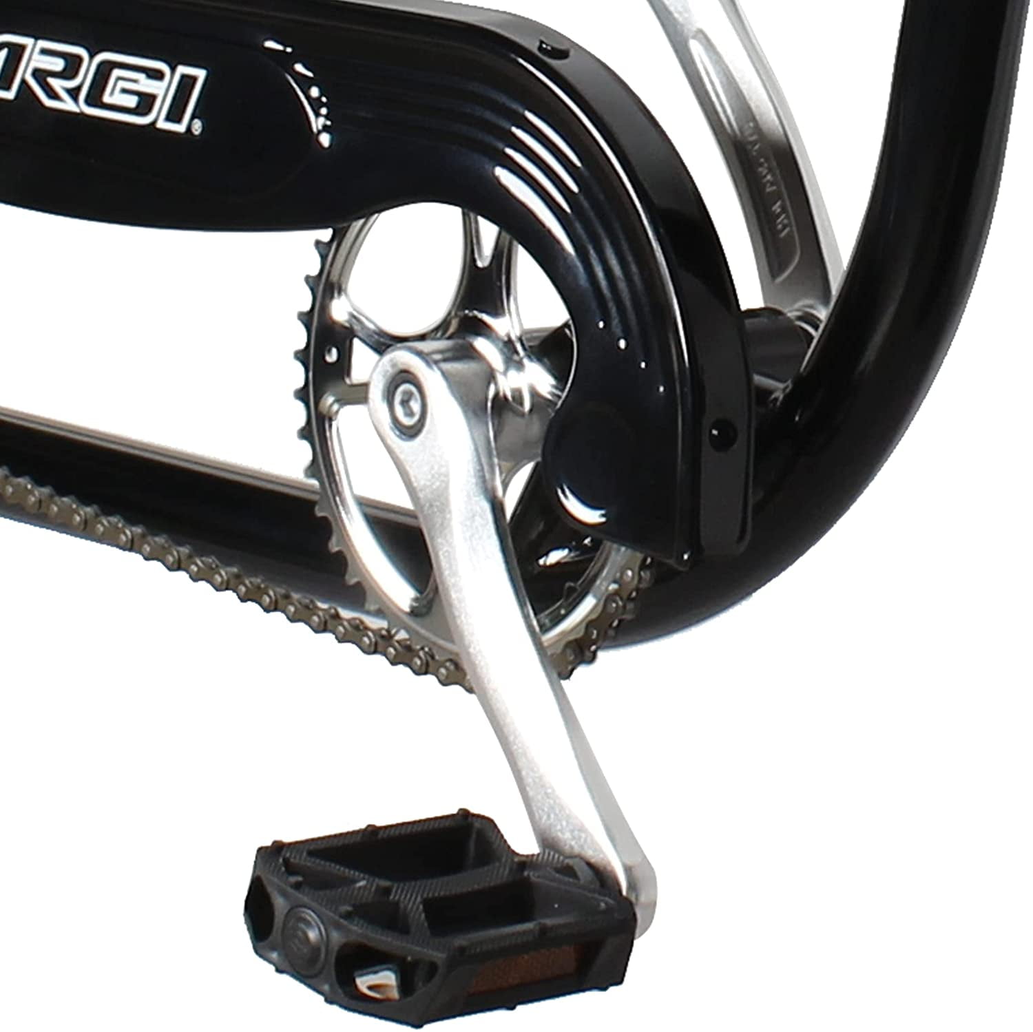 WonderWheels 26" Stretch Cruiser Coaster Brake Triple Tree Fork, Handlebars Hi-rise, Alloy Polish Rims. 26x3.0 26H Black Tire - Black