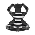 thumbnail image 4 of Gaeub Black And White Stripes Gaeub Black And White Stripes No Pull Dog Harness, Secure and Adjustable Pet Vest for Outdoor Activities - Medium, 4 of 9