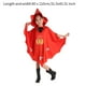 thumbnail image 3 of Capa de Halloween para niños, capa de calabaza, ala de murciélago para actuación, fiesta, carnaval, rol Rojo, 3 of 9