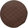 thumbnail image 3 of 2PC 14in Stool Cover Round Bar Stool Cover Waterproof Faux Leather Stool Slipcover Anti-Slip Round Seat Cover Coffee, 3 of 5