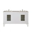 thumbnail image 6 of Elegant Decor Lexington 60" Wood Single Bathroom Vanity in Antique White, 6 of 12