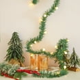thumbnail image 6 of Christmas Garlands Hwkond Christmas Pines Needle Decorative Lights String With Small White Balls, Christmas Tree Thanksgiving Decoration Battery Operated Batteries Not Included Up to 60% Off, 6 of 7