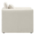 thumbnail image 3 of Modway Waverly Upholstered Modern Boucle Fabric Armchair in Ivory, 3 of 9