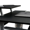 Techni Mobili Compact Computer Cart with Multiple Storage, Ergonomic