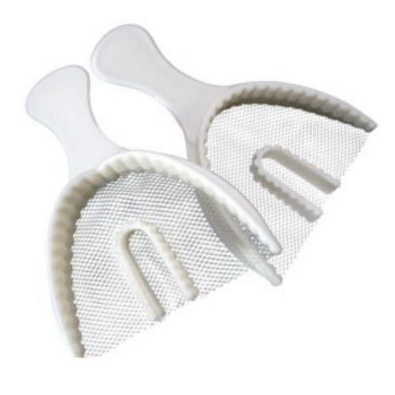 Disposable Bite Registration Trays Large Full Arch White Plastic 30/Box