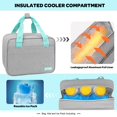 thumbnail image 3 of Bolsa refrigeradora para sacaleches Jaffzora con bolsa de hielo, color gris, 3 of 7