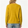 thumbnail image 4 of Dresfit Women's Cropped Cardigan Sweaters Crew Neck Button Down Cardigans Fall Winter Long Sleeve Casual Jackets Lightweight Loose Fit Open Front Teacher Outfits 2XL, 4 of 5