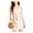 Yellow, variant on MIKEN SWIM Women's Yellow Tie Dye Lace-Up Back Metallic Scoop Neck Swimsuit Cover Up M