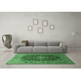 thumbnail image 3 of Ahgly Company Indoor Rectangle Medallion Emerald Green Traditional Area Rugs, 2' x 3', 3 of 4