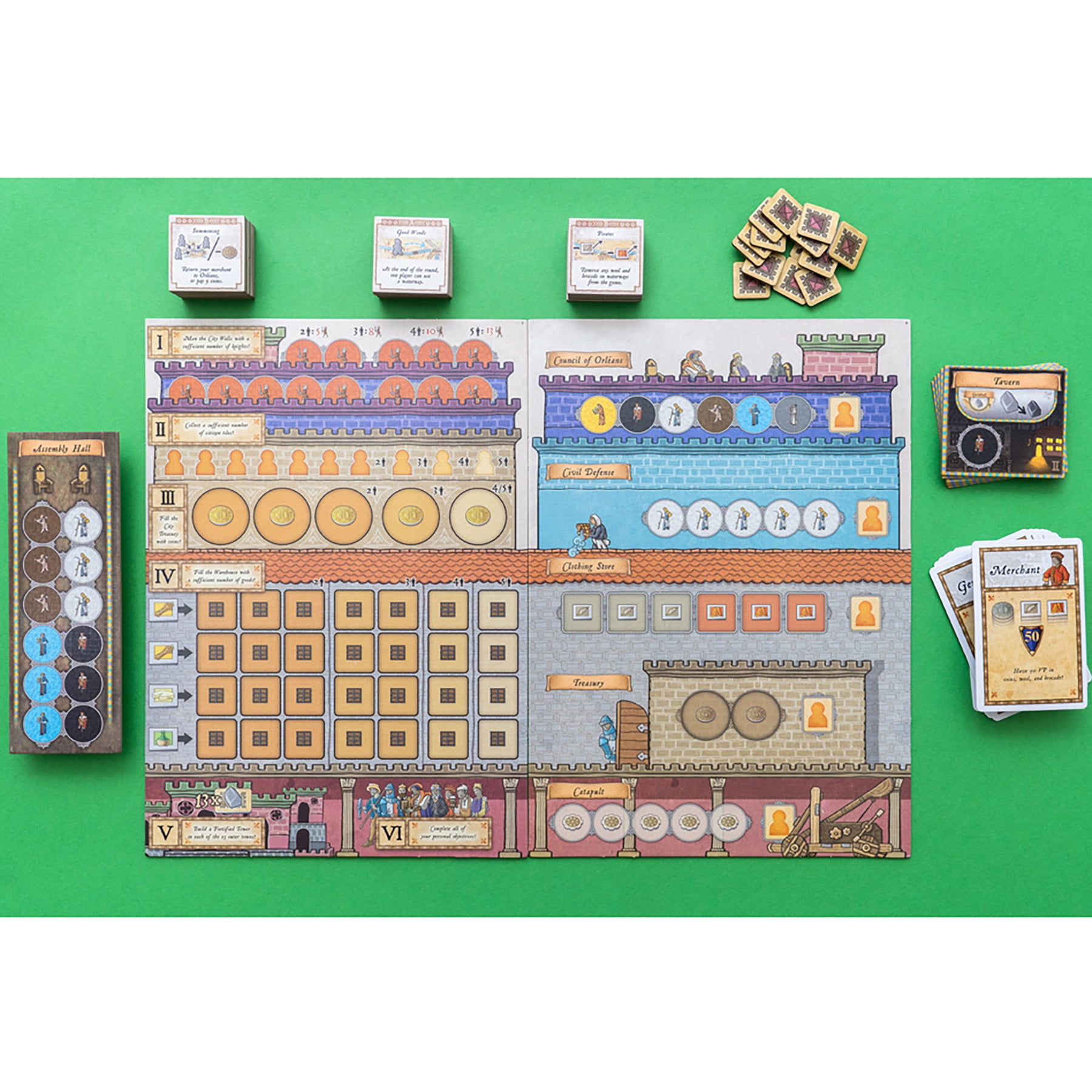 Capstone Games: Orleans: Invasion - Expansion to Orleans Strategy Board Game , 1-5 Players, Ages 12+, 90 to 120 Min Game Play