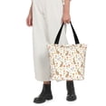 thumbnail image 5 of Pofeuu Happy Easter Print Women Fashion Shoulder Handbags Top Handle Satchel Bags Tote Shoulder Shopping Bag Stylish Canvas Tote Bag, 5 of 6