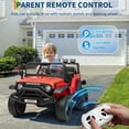 thumbnail image 4 of Garvee 12V Kids Ride on Car with Remote Controller, for Children 3-6 Years, Red, 4 of 8