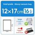 thumbnail image 1 of Bolsa de envasado al vacío para alimentos, bolsa de vacío sellada, bolsa de gelatina de piel de burro transparente, máquina de vacío comercial, bolsa de sellado de plástico, impresión, 1 of 6