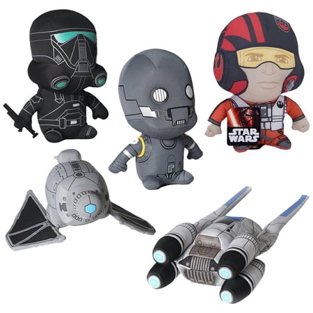 Star Wars Rogue One 7  Plush Set: K-2SO  Death Trooper  U-Wing  & More price history on PriceWatchPro