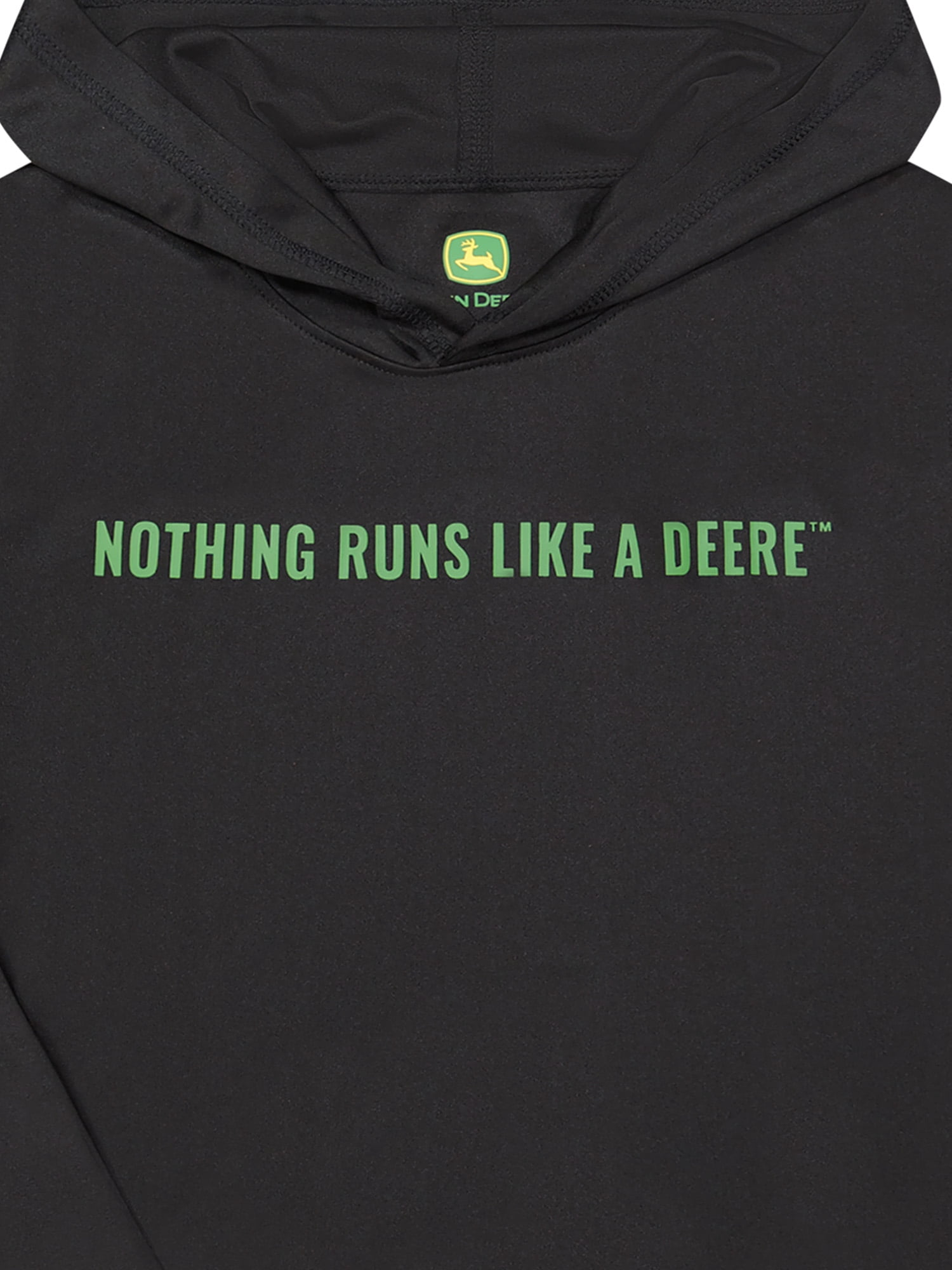 John Deere Boy’s Hood Sun Protection Rash Guard “Nothing Runs Like a Deere TM”