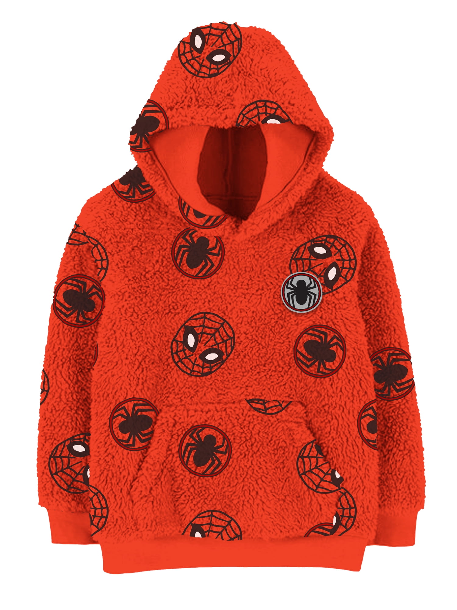 Spider-Man, Boys' & Big Boys' Hooded Woobie, Circle Spidey, Sizes 4-18