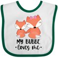 thumbnail image 3 of Inktastic Cute Kawaii Fox My Bubbe Loves Me Boys or Girls Baby Bib, 3 of 4