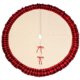 thumbnail image 1 of Rawiri Falda de árbol de Navidad de 48 pulgadas, falda de árbol de arpillera con volantes a cuadros de búfalo, decoración rústica para vacaciones de Navidad, 1 of 7