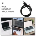 thumbnail image 3 of Mobutofu 2Pcs DC Power Cable Power Cord Wire Black Copper for Office Use, 3 of 8