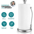 thumbnail image 7 of Paper Towel Holder Countertop - Easy Tearing Paper Towel Dispenser - Freestanding Paper Towel Holder with Weighted Base for Kitchen, Bathroom, Bedroom, 7 of 7
