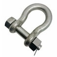 thumbnail image 2 of 3/4" Bolt Pin Anchor Shackle 6000 Lbs WLL, T316 Stainless Steel, Drop Forged, 2 of 8