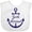 AA-White, variant on Inktastic Just Arrived Nautical Anchor Boys or Girls Baby Bib