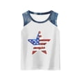 thumbnail image 6 of Grblisyd 4th of July Tank Tops for Girls American Flag T-Shirt Kids Independence Day Shirts Crew Neck Patriotic Sleeveless Top Tees 1-13T, 6 of 6