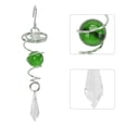 thumbnail image 1 of Campanas de viento en Espiral de Acero inoxidable Con Bola de Mirada, Estilo Soñador Esferas Translúcidas para Exterior, Campanas de Viento Giratorias Relajantes, 1 of 7