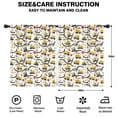 thumbnail image 2 of Blackout Kids Curtains,Cartoon Construction Vehicles Roads Childrens Insulated Curtains Set Of 2,Bedroom Essentials,Toddler Room Decor 42"x54", 2 of 5