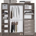 thumbnail image 4 of closet 2 torres con 4 cajones 1.80 x 2.20 m x 39 cm gris cenizo, 4 of 7